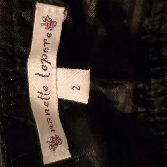 NWT Nanette Lepore low rise black trousers pockets button up pants - Size 2 - Picture 8 of 12